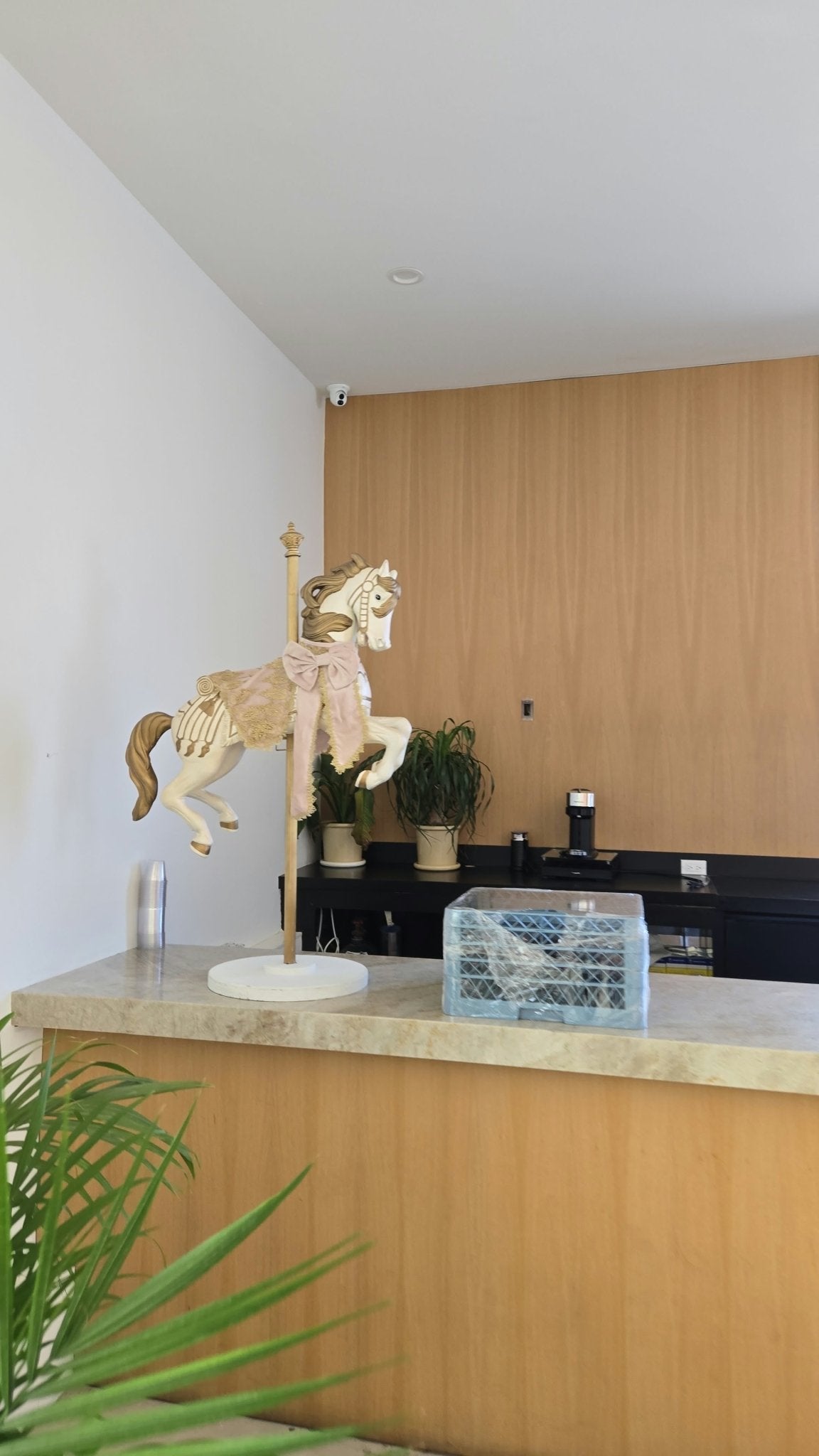 Carousel Horse Pink/Gold - Custom Prop Rentals