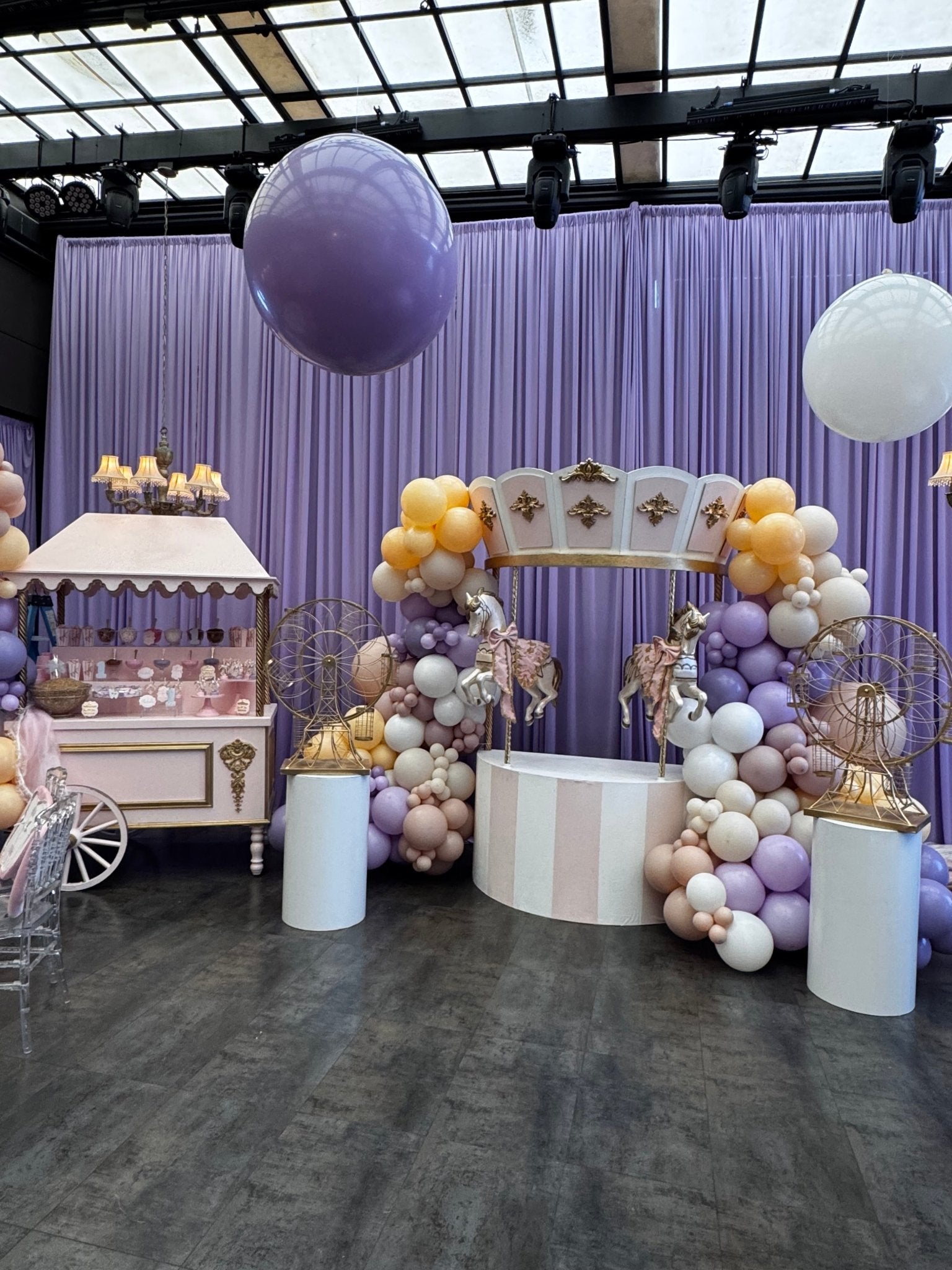 Cart Fancy in Pink - Custom Prop Rentals