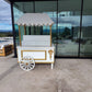 Cart Fancy in White - Custom Prop Rentals