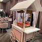 Cart Pink & White - Custom Prop Rentals