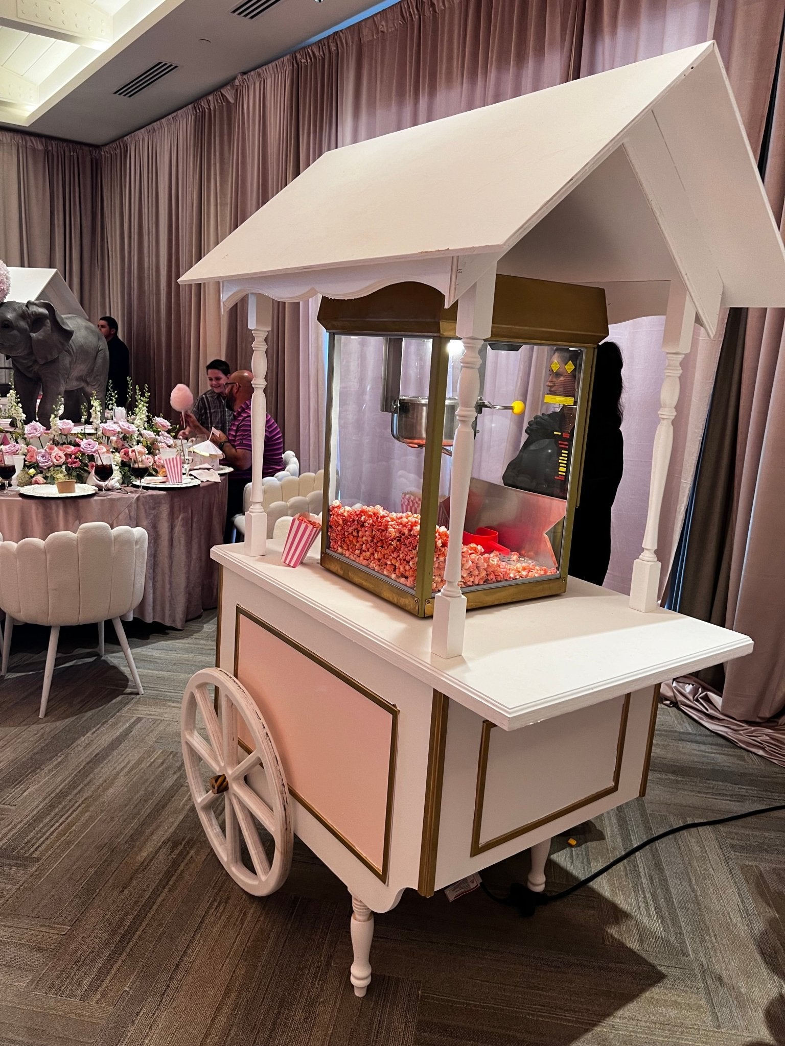 Cart White - Custom Prop Rentals