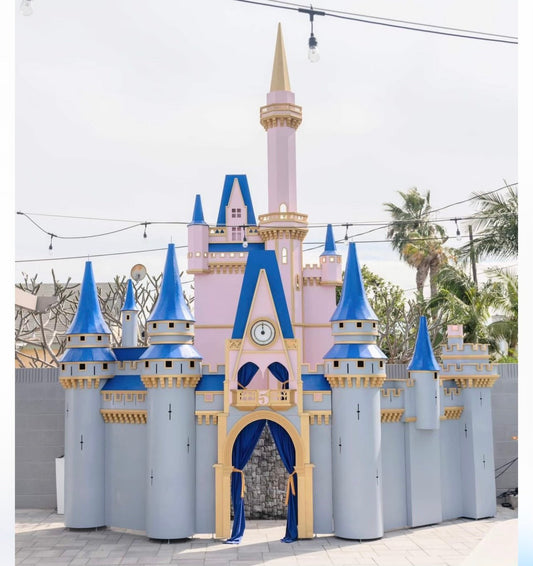 Castle Blue & Pink - Custom Prop Rentals