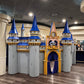 Castle Blue & Pink Lower Section - Custom Prop Rentals