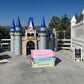 Castle Blue & Pink Lower Section - Custom Prop Rentals