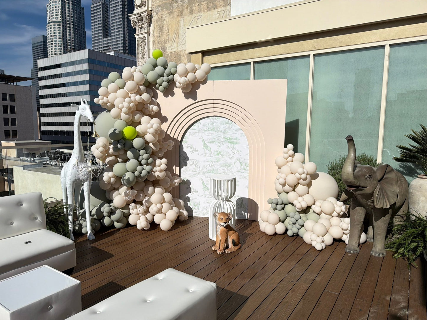 Chandelier Giraffe - Custom Prop Rentals