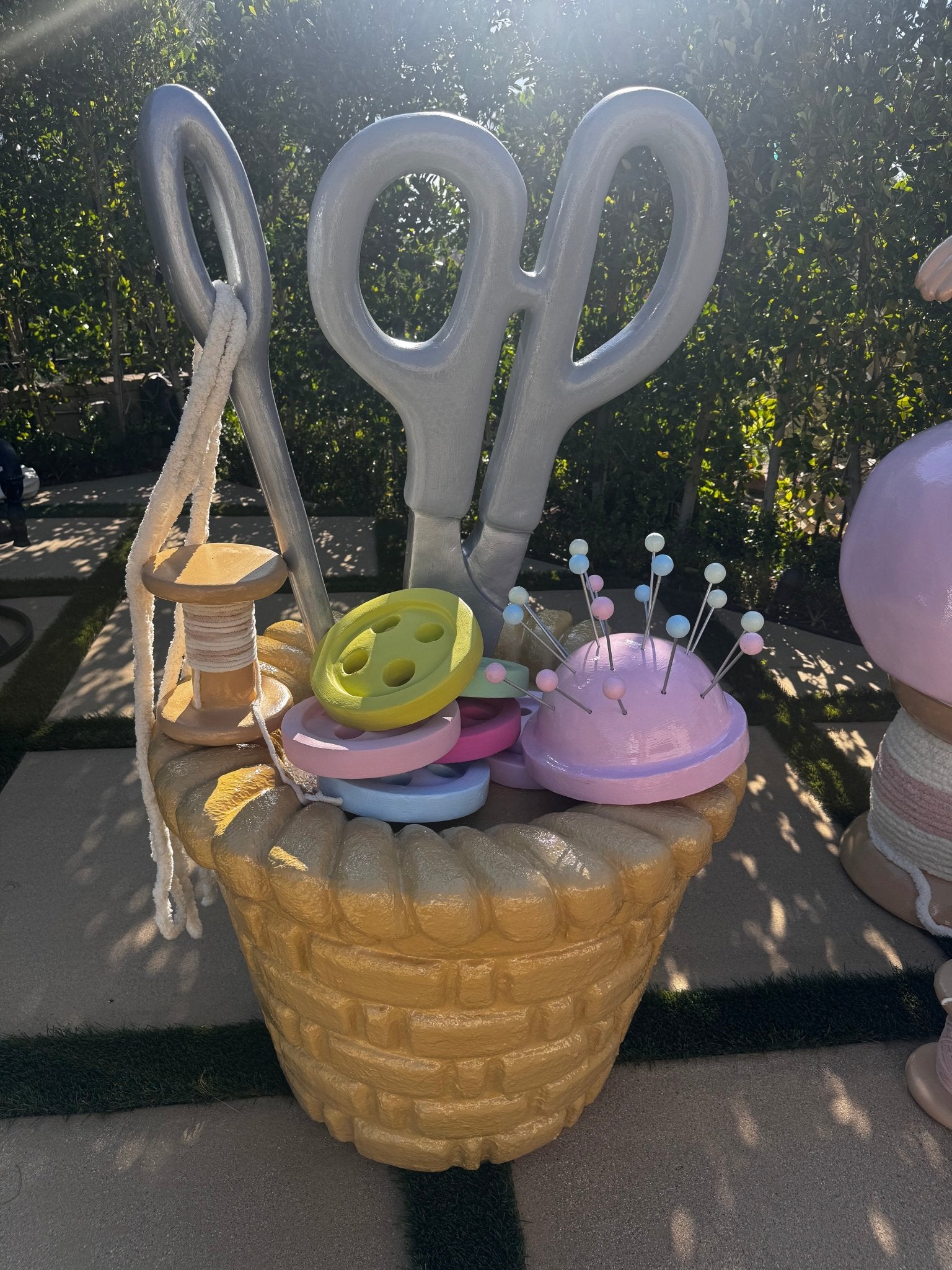 Cinderella Accessory Basket - Custom Prop Rentals