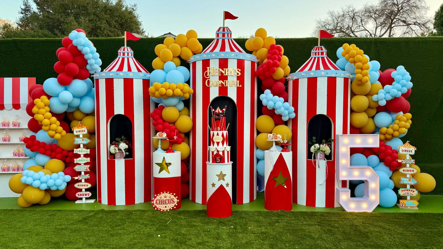 Circus 3 panels 3 - D - Custom Prop Rentals