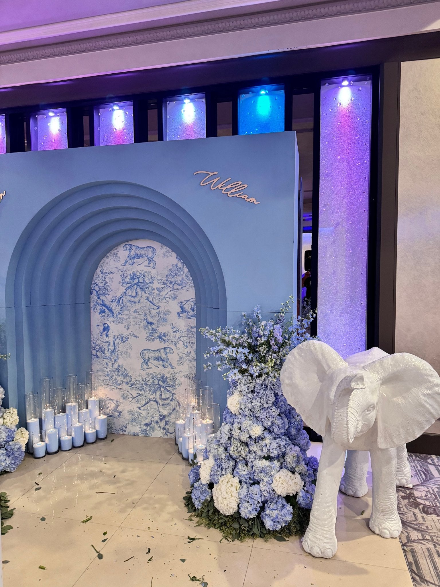Dior Inspired Backdrop - Custom Prop Rentals