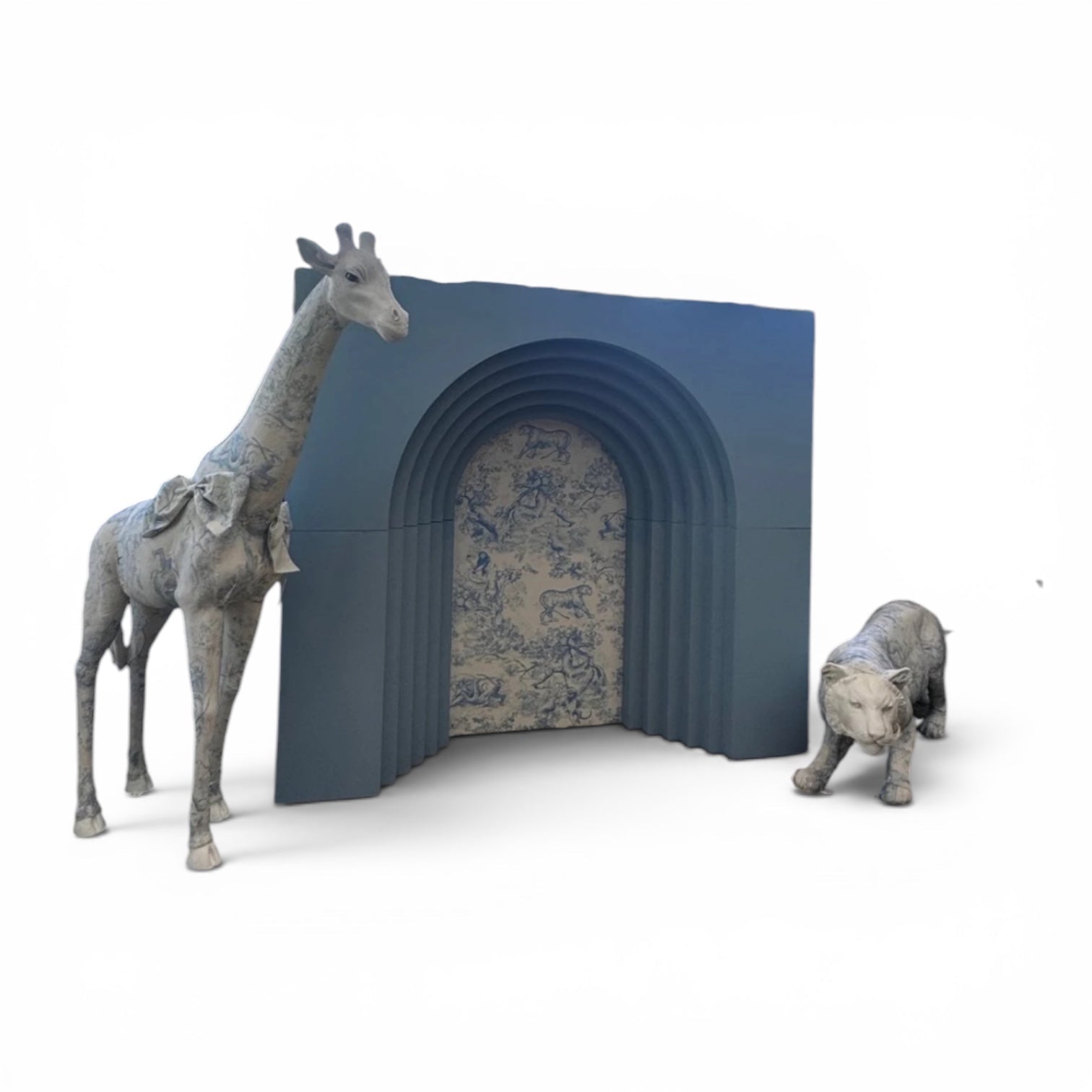 Dior Inspired Blue Package - Custom Prop Rentals