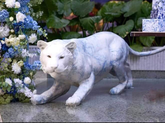 Dior Inspired Blue Tiger - Custom Prop Rentals