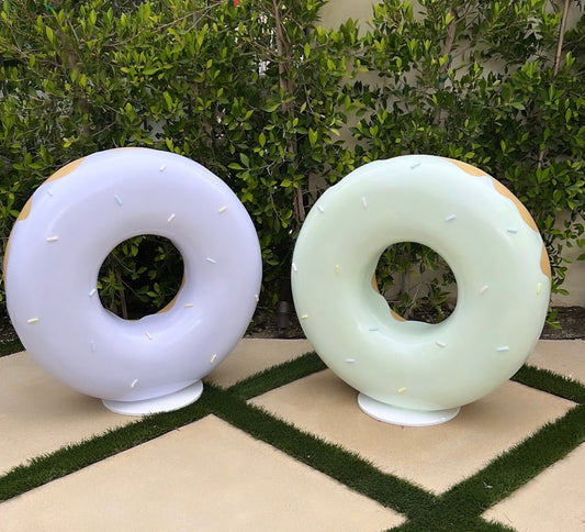 Donut Pastel Mint Green 3ft - Custom Prop Rentals