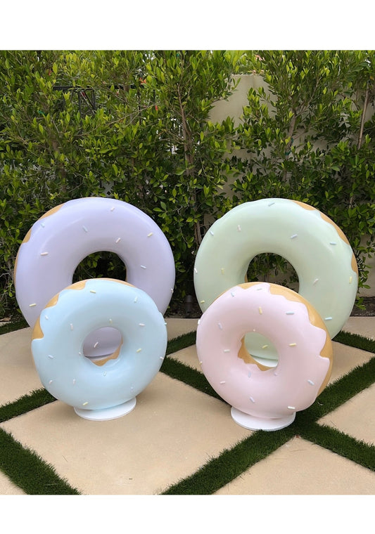 Donut Pastel Pink 2ft - Custom Prop Rentals