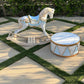 Drums Blue and White - Custom Prop Rentals