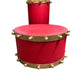 Drums Red & Gold 2 - Custom Prop Rentals