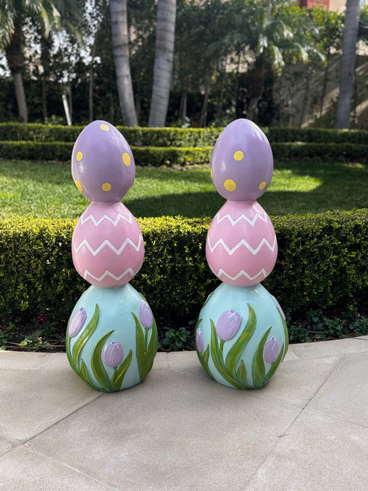 Egg Trio Pair - Custom Prop Rentals