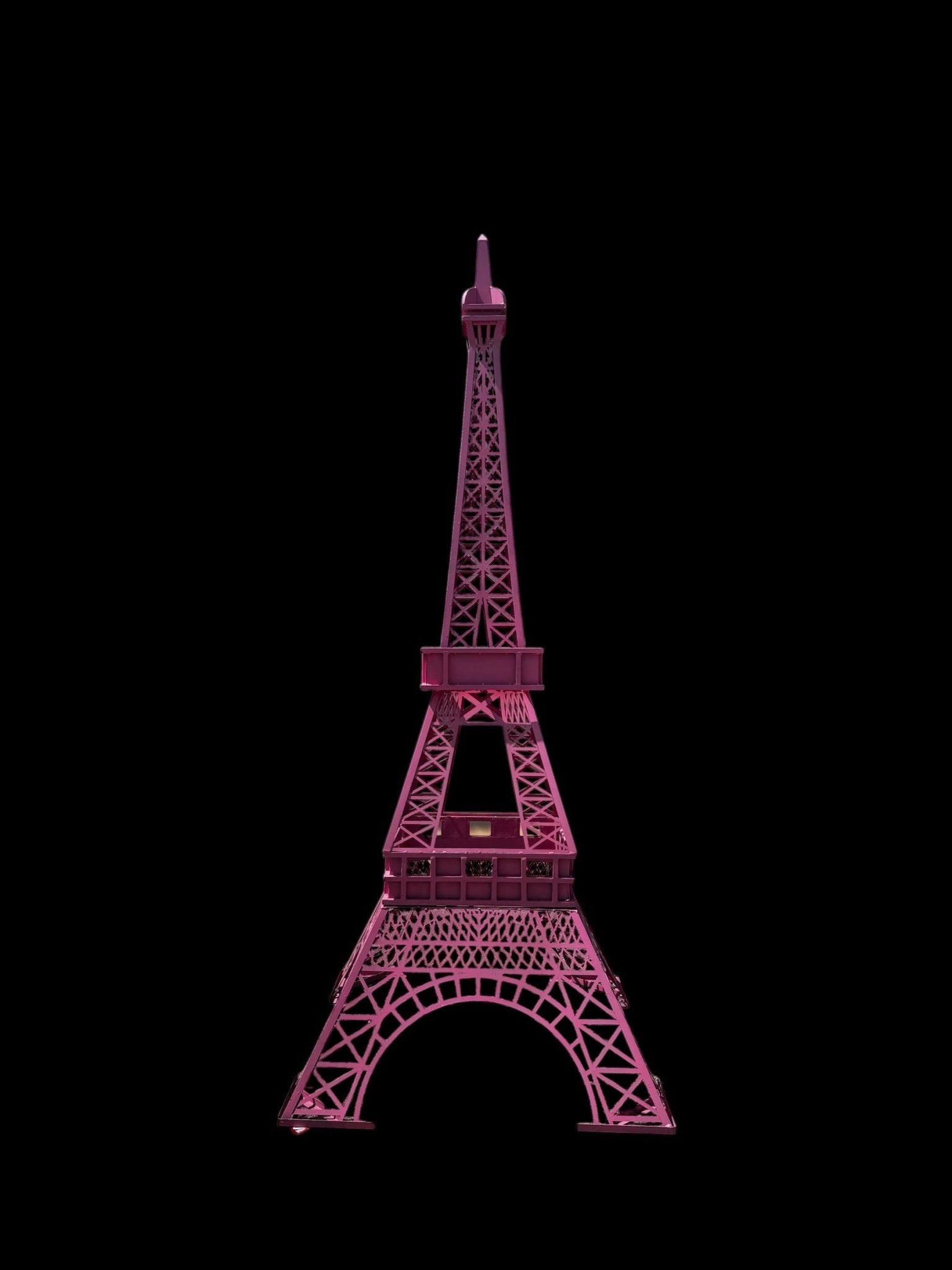 EIFFEL TOWER 12 Ft Pink - Custom Prop Rentals
