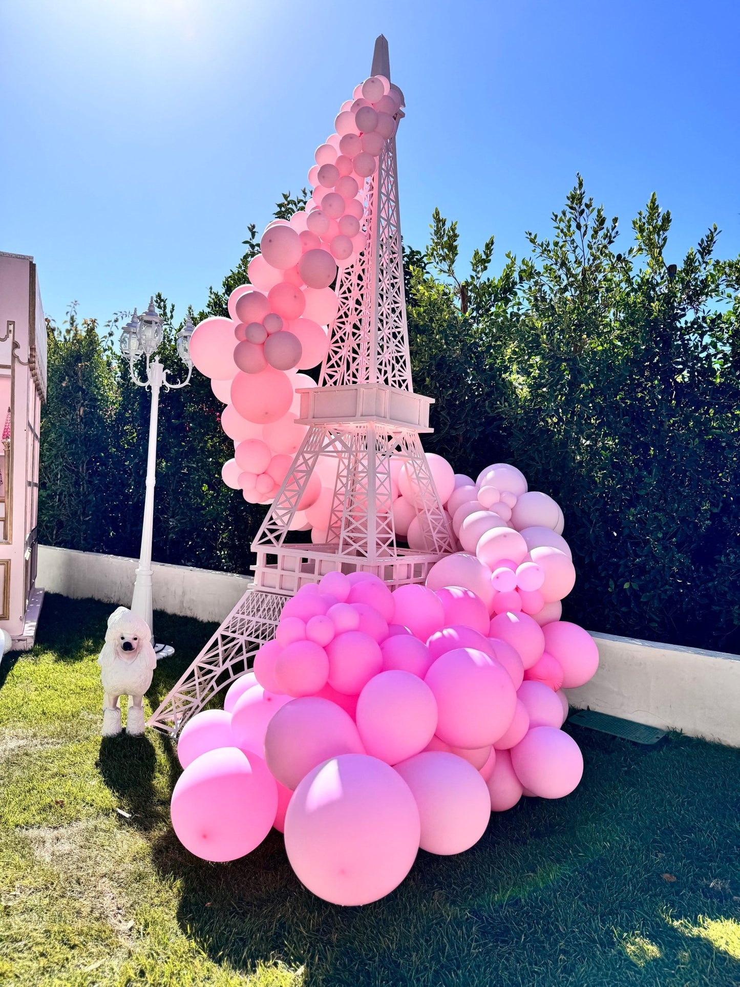 EIFFEL TOWER 12 Ft Pink - Custom Prop Rentals