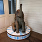 Elephant Base Large in Blue - Custom Prop Rentals
