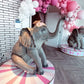 Elephant Base Large in Pink - Custom Prop Rentals