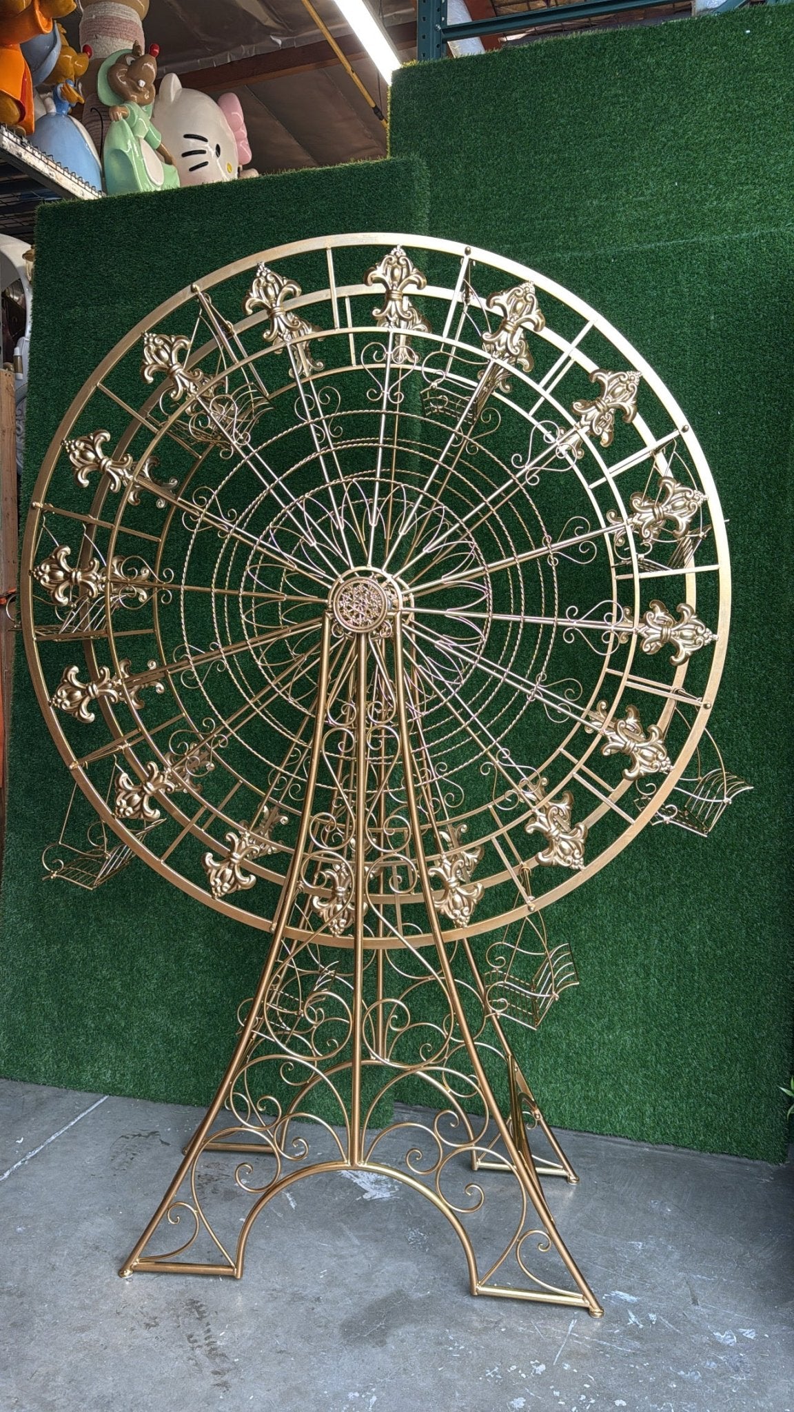 Ferris Wheel Gold - Custom Prop Rentals