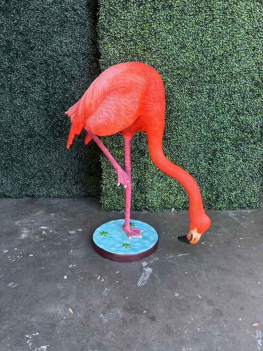 Flamingo Head Down - Custom Prop Rentals