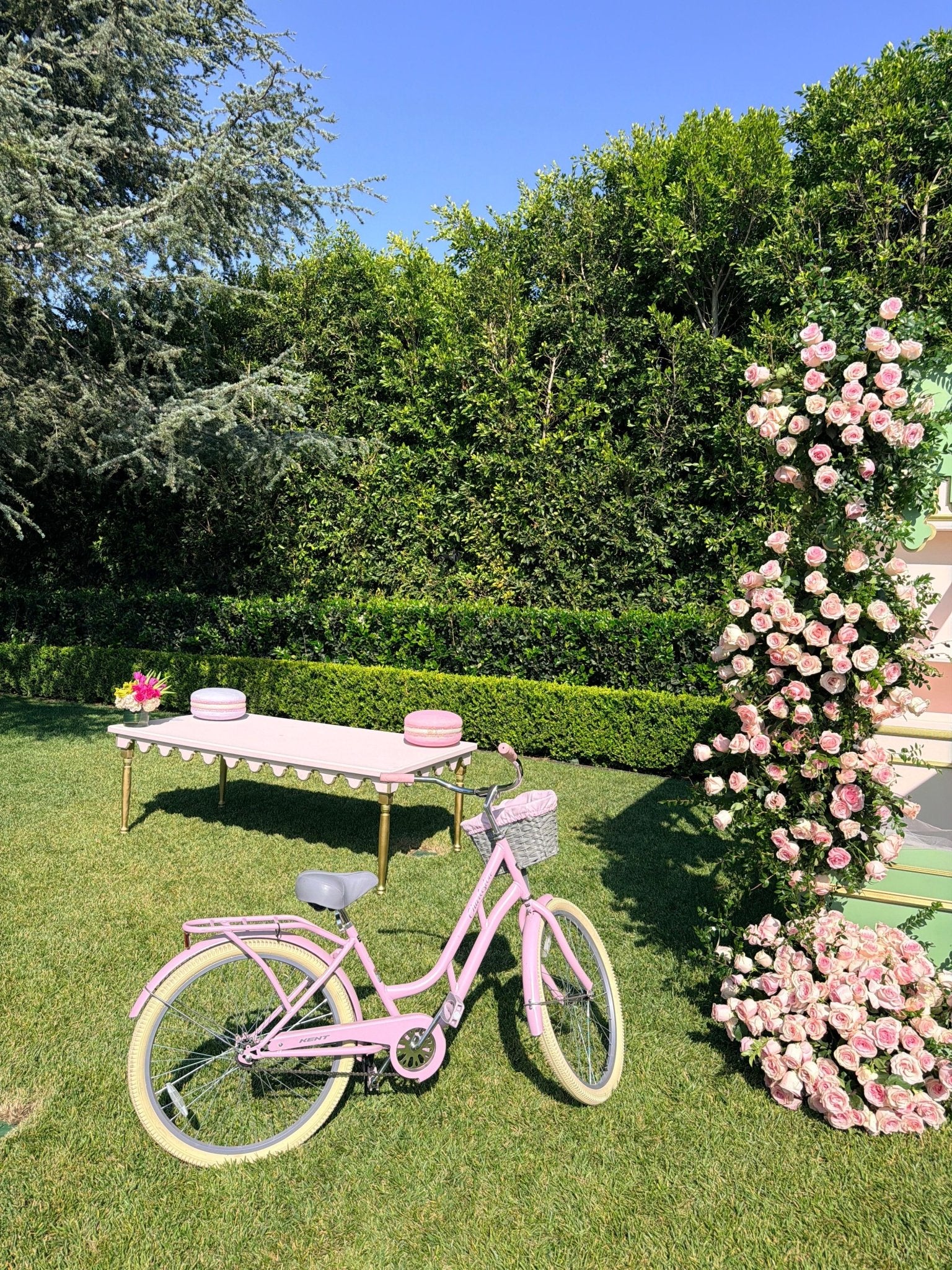 French Bicycle Pink 26” - Custom Prop Rentals