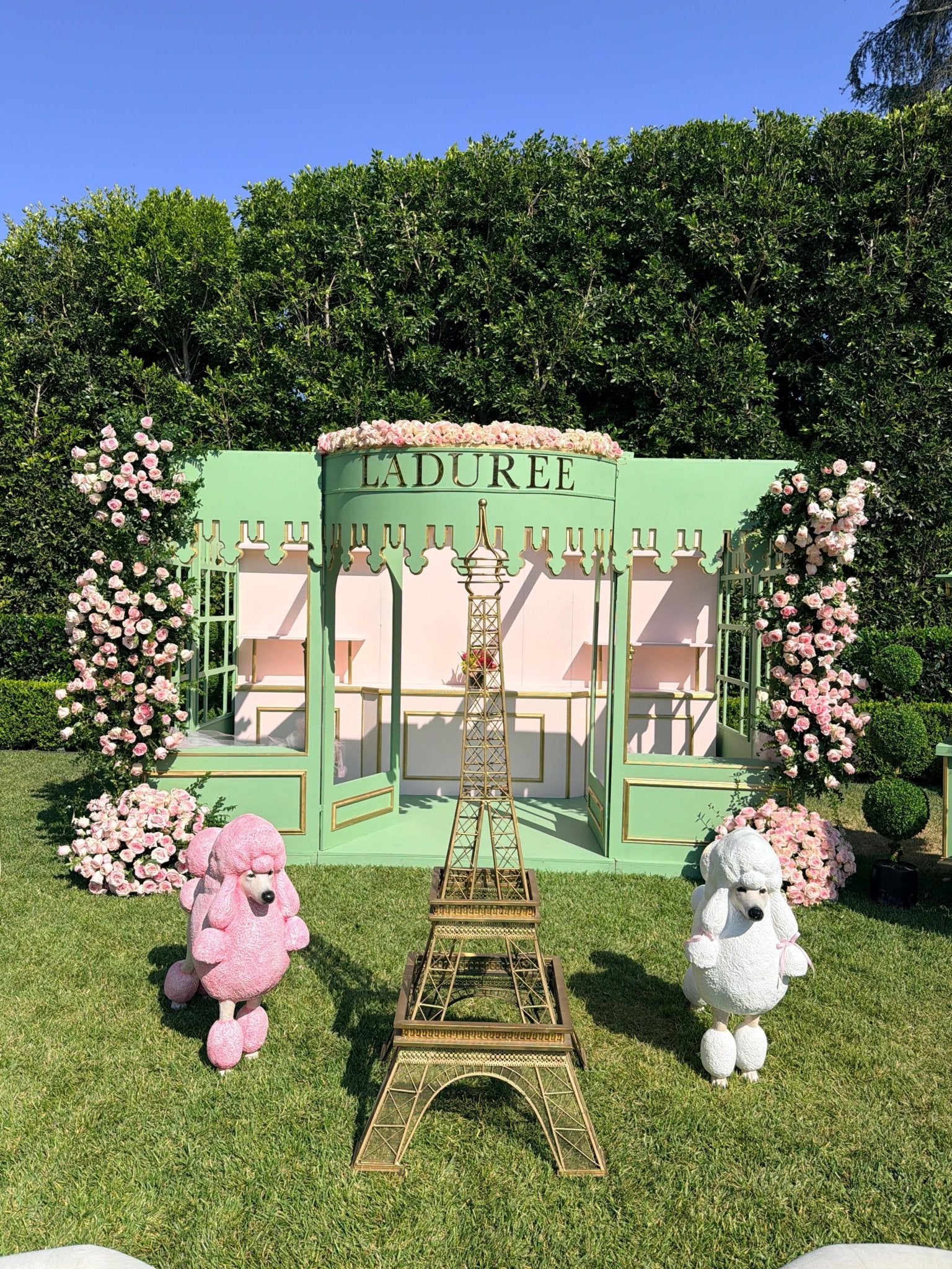 French Poodle White Large - Custom Prop Rentals