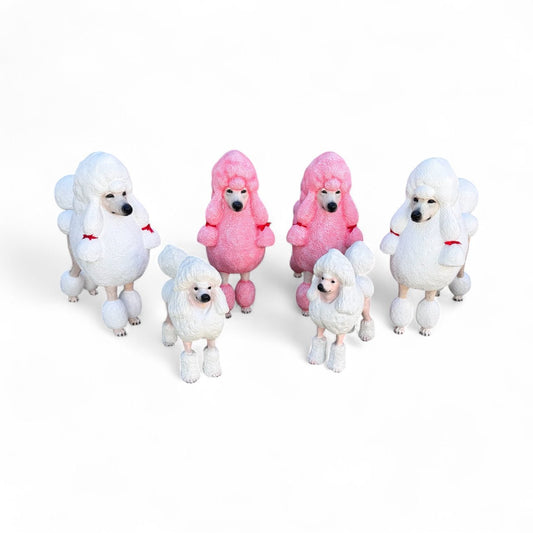 French Poodle White Small - Custom Prop Rentals