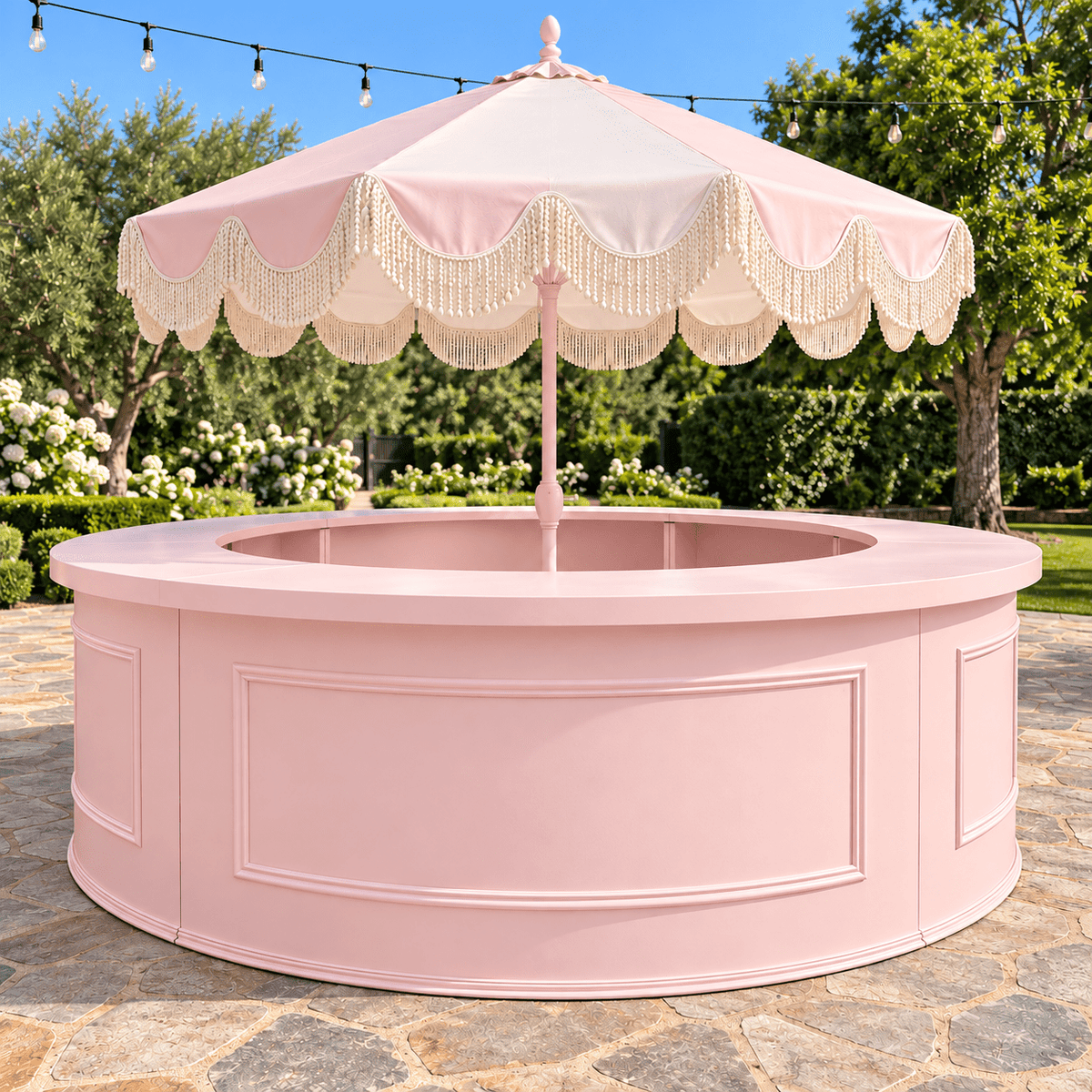 Full Circle Bar - Custom Prop Rentals