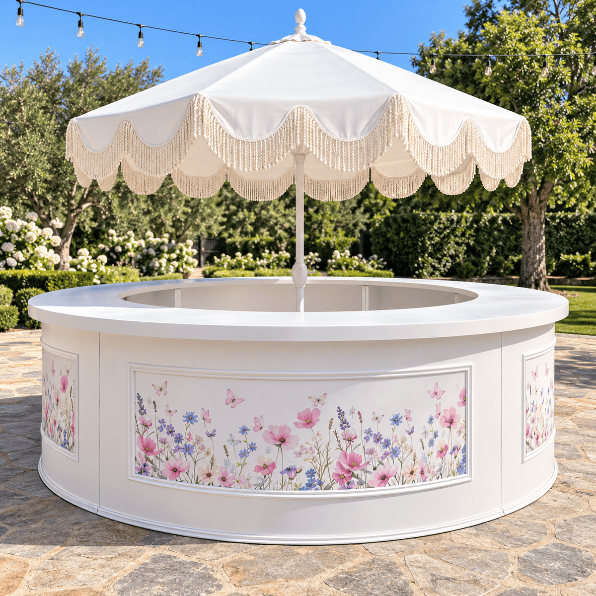 Full Circle Bar - Custom Prop Rentals