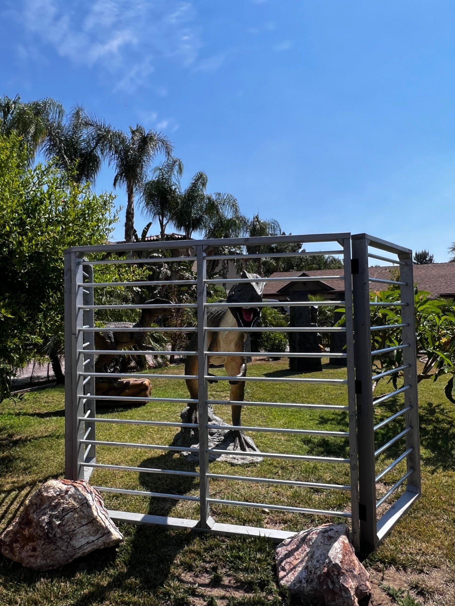 Gate Dinosaur Tri - Fold Gate - Custom Prop Rentals
