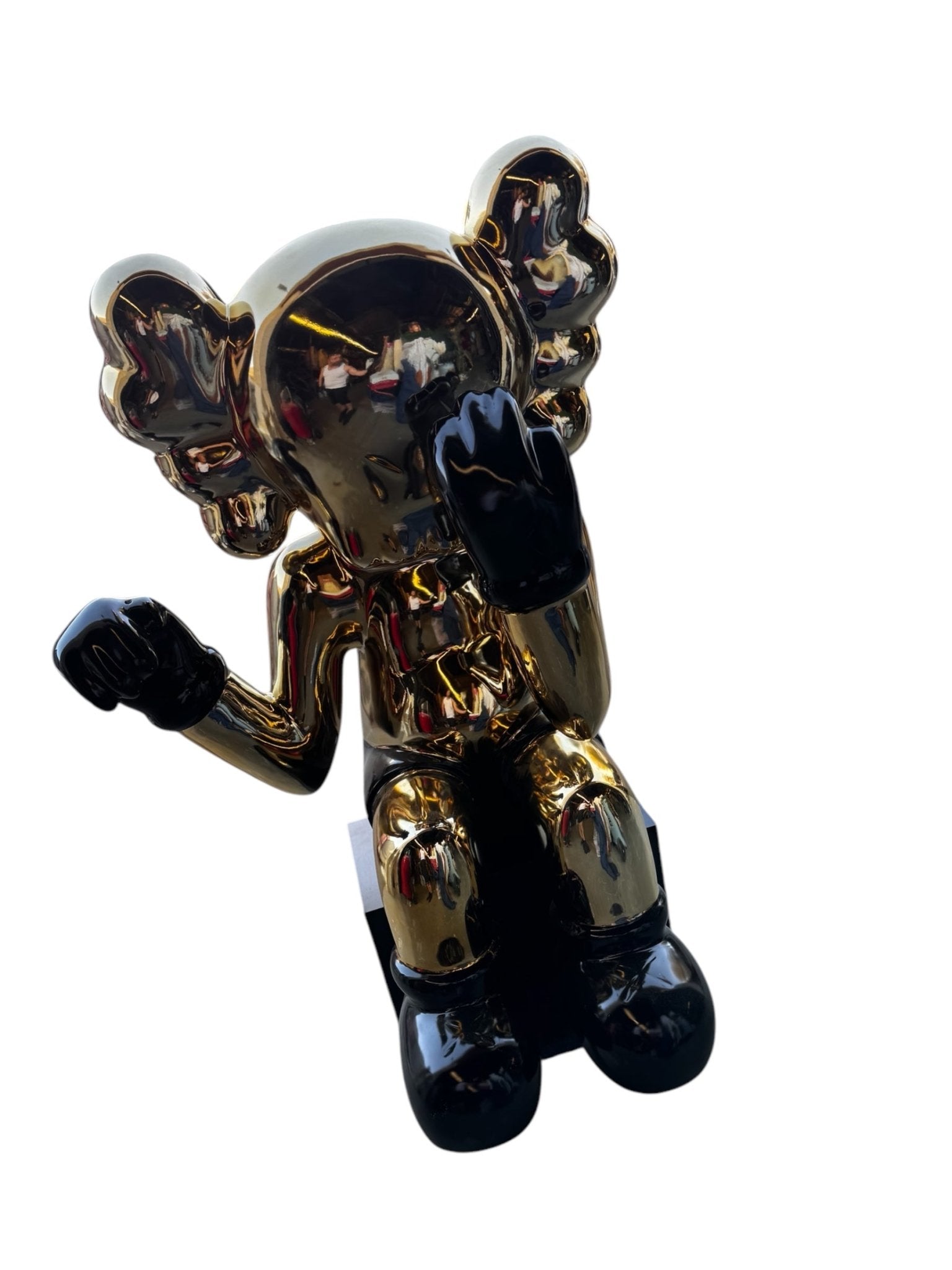 Gold Kaws Sitting - Custom Prop Rentals
