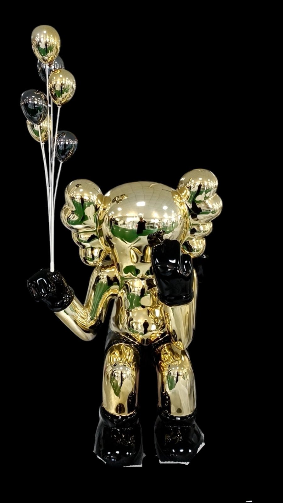Gold Kaws Sitting - Custom Prop Rentals