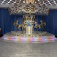 Grand Carousel Blue - Custom Prop Rentals
