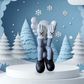 Grey Kaws Sitting - Custom Prop Rentals