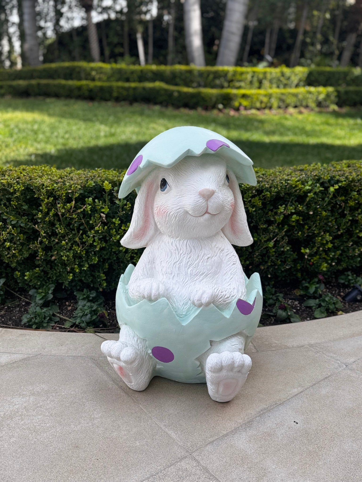 Hatching Bunny Blue Pair - Custom Prop Rentals