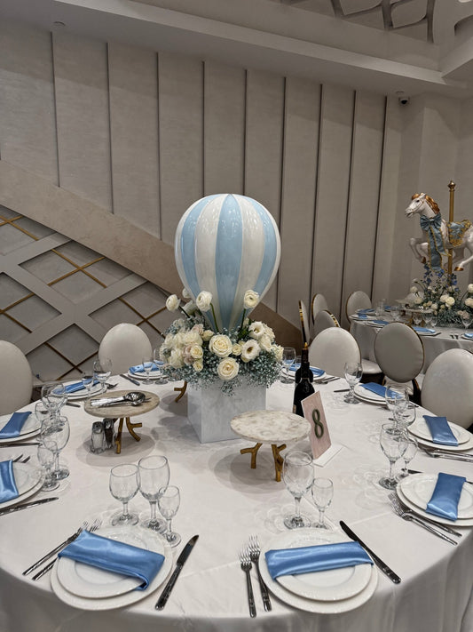 Hot Air Balloon Blue Small - Custom Prop Rentals