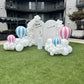 Hot Air Balloon Large Blue - Custom Prop Rentals