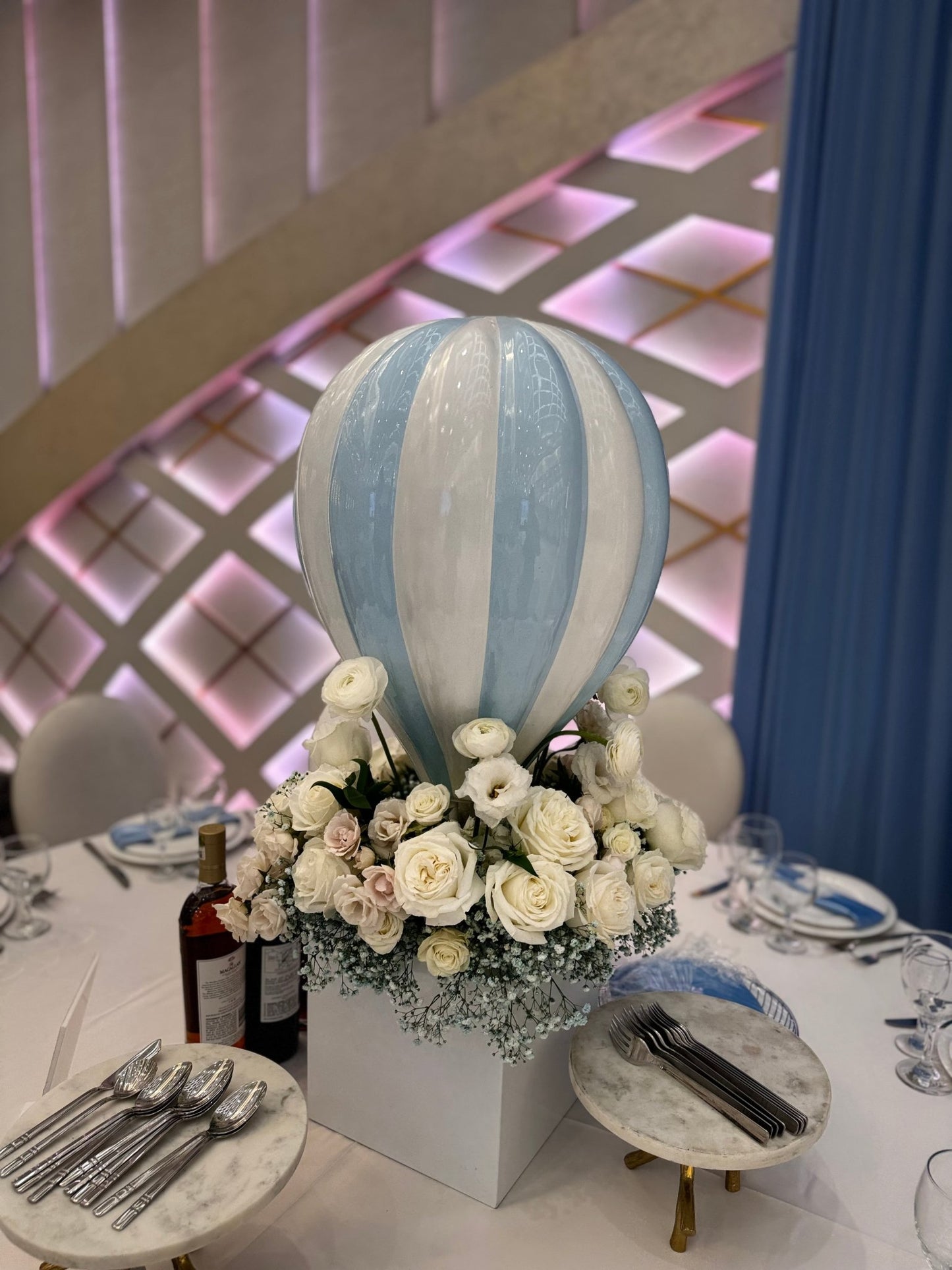 Hot Air Balloon Small Blue - Custom Prop Rentals