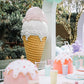 Ice Cream Double Scoop 6ft Pastel Lavender/Pink - Custom Prop Rentals