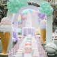 Ice Cream Double Scoop 6ft Pastel Mint/Pink - Custom Prop Rentals