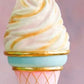 Ice Cream Hanging Pink & Turquoise 27” - Custom Prop Rentals