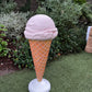 Ice Cream Pink Waffle - Custom Prop Rentals