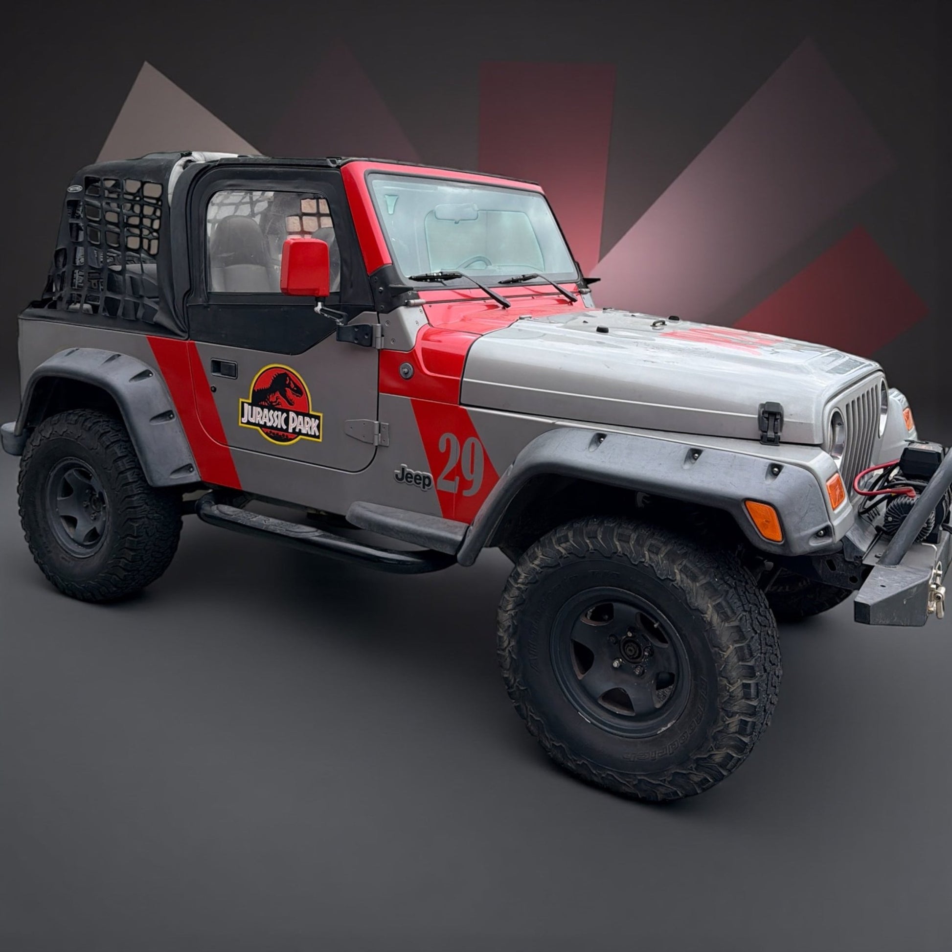 Jurassic Jeep Life Size - Custom Prop Rentals