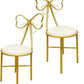 Kids Bow Chair White - Custom Prop Rentals