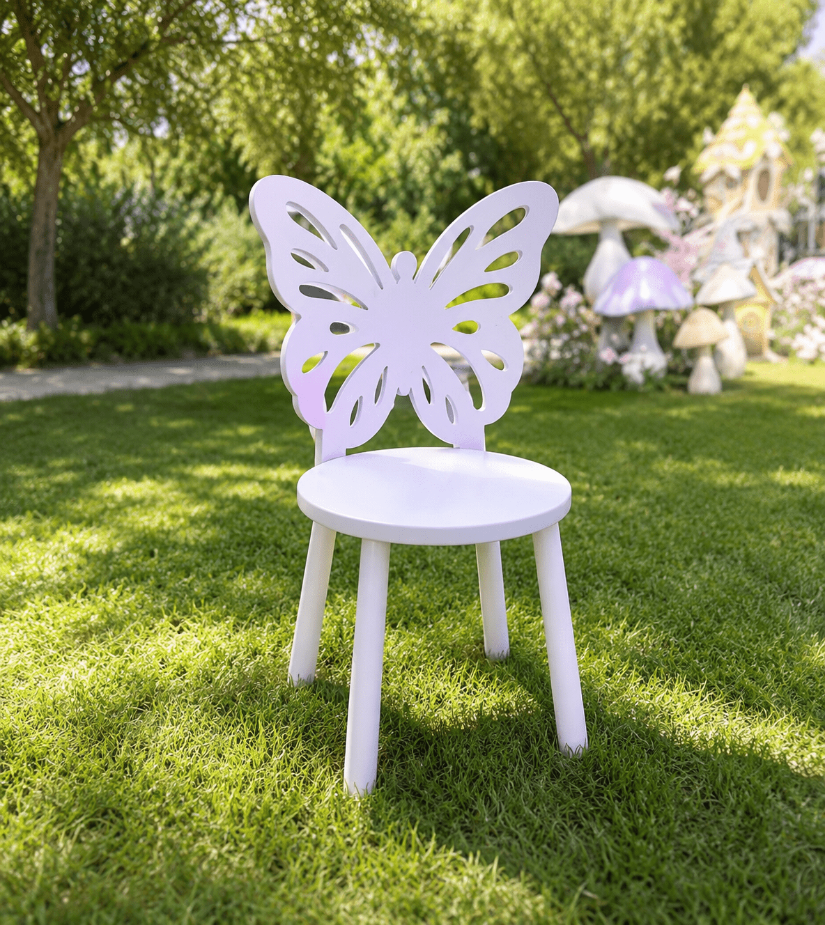 Kids Butterfly Chairs Lavender - Custom Prop Rentals