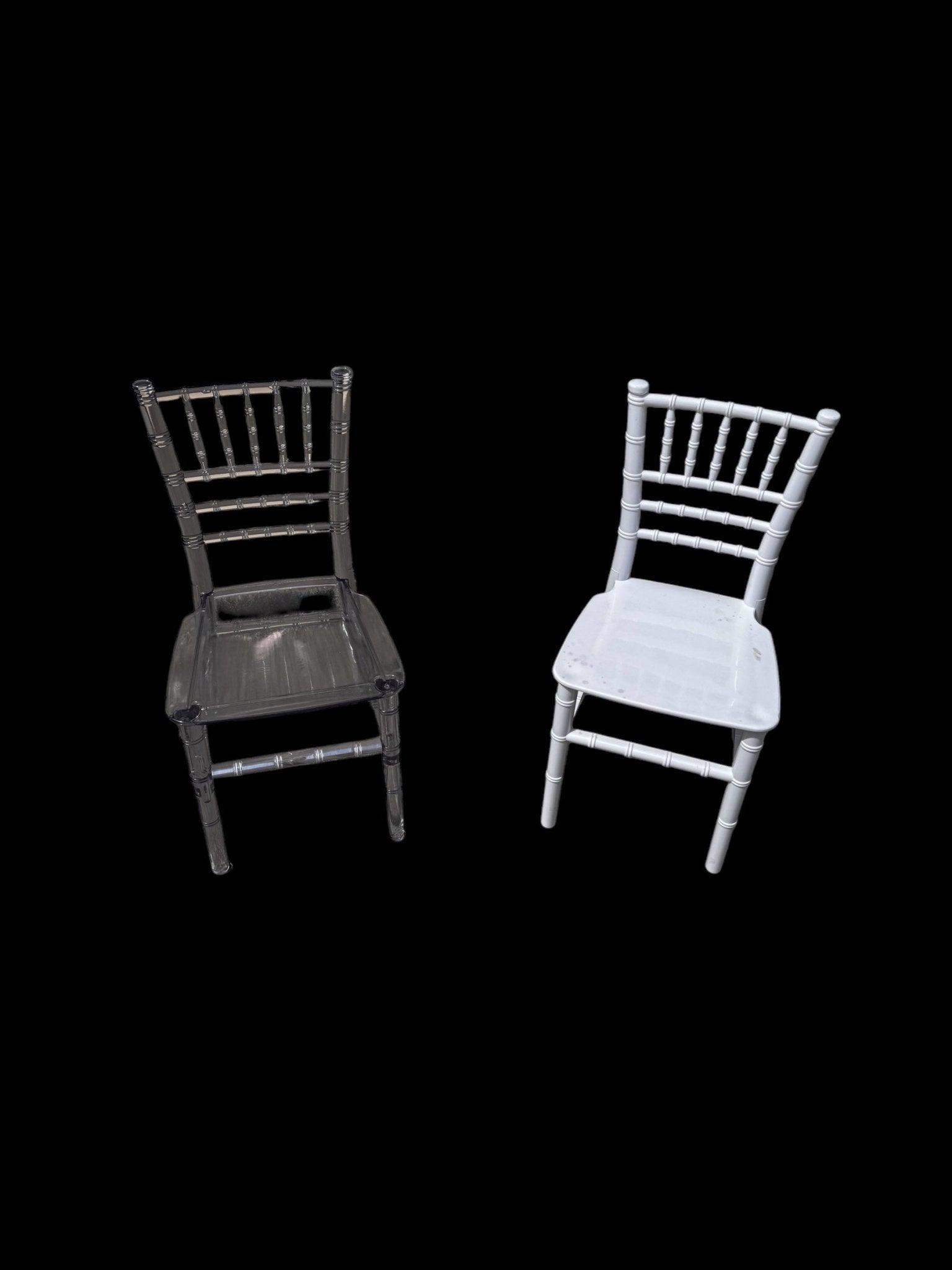 Kids Chiavari Clear - Custom Prop Rentals