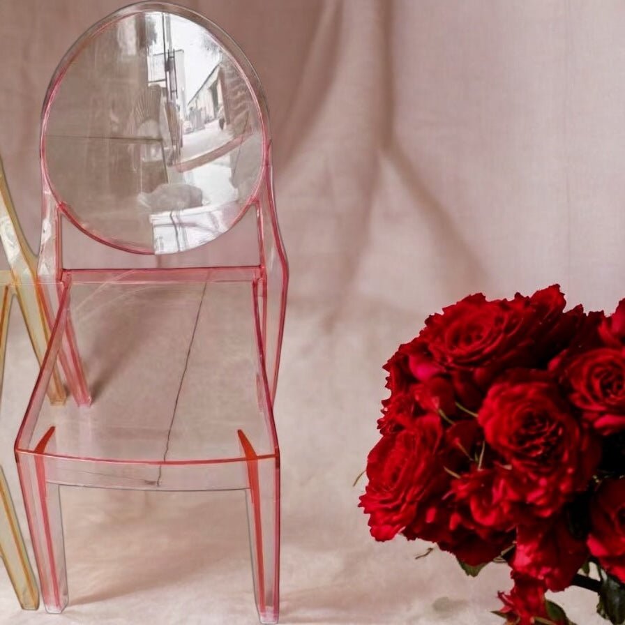 Kids Ghost Chair Pink - Custom Prop Rentals