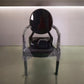 Kids Ghost Chair with arm rest Black - Custom Prop Rentals