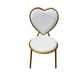 Kids Heart Chair White - Custom Prop Rentals